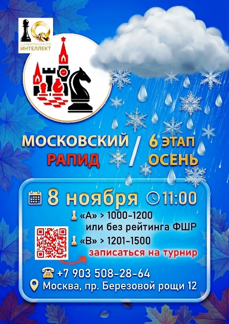 МОСКОВСКИЙ РАПИД. ОСЕНЬ.6 ЭТАП
